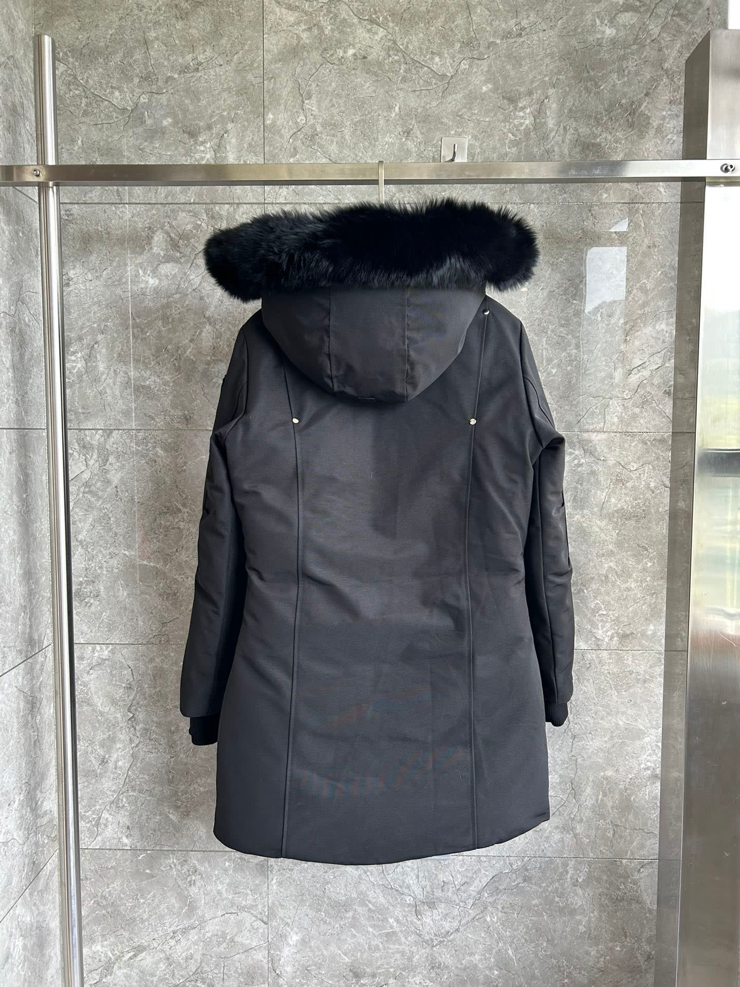 Moose Knuckles Hooded Long Down Parka
